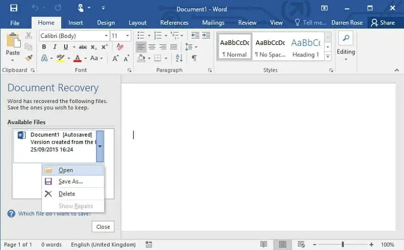 5 Proven Ways to Recover Unsaved Word Documents4