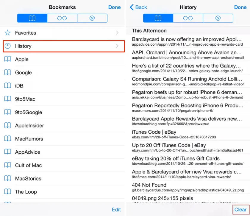 5 Ways On How to Check Safari Browsing History on iPhone5