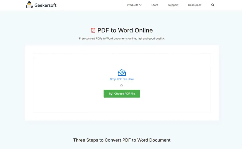 convert pdf to word on windows 10-Geekersoft PDF to Word