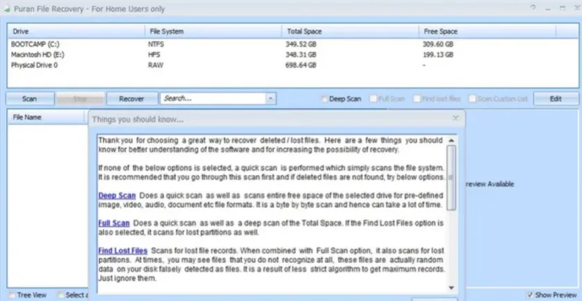 11个最好的免费数据恢复软件7