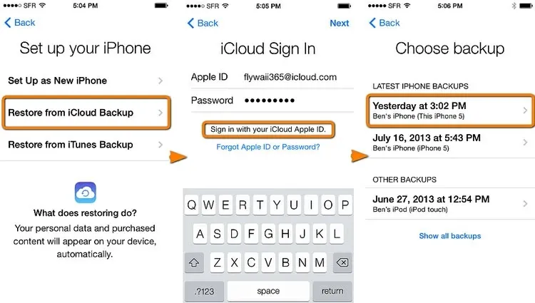 How to Restore Messages from iCloud2