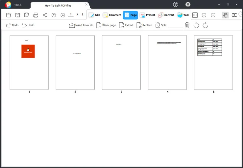 如何拆分PDF文件2